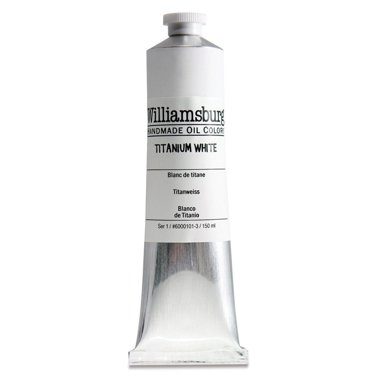 Williamsburg Handmade Oil Paint - Titanium White, 150 ml tube